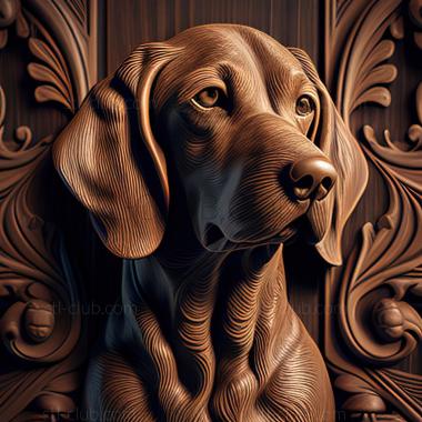 3D model st The Italian Hound dog (STL)